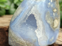 Polished Blue Lace Agate Geodes x 6 From Malawi