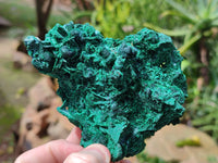 Natural Silky Malachite Specimens x 2 From Kasompe, Congo