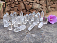 Polished Clear Quartz Crystals x 35 From Madagascar