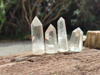 Polished Clear Quartz Crystals x 35 From Madagascar