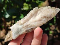 Natural Drusy Quartz Coated Calcite Pseudomorph Specimens x 7 From Alberts Mountain, Lesotho