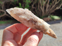 Natural Drusy Quartz Coated Calcite Pseudomorph Specimens x 7 From Alberts Mountain, Lesotho