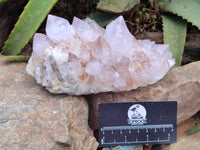 Natural Amethyst Spirit Quartz Clusters x 2 From Boekenhouthoek, South Africa