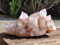 Natural Amethyst Spirit Quartz Clusters x 2 From Boekenhouthoek, South Africa