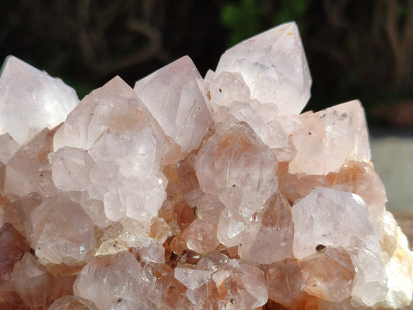 Natural Amethyst Spirit Quartz Clusters x 2 From Boekenhouthoek, South Africa