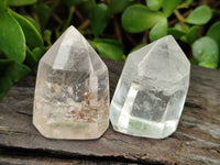 Polished Clear Quartz Crystals x 20 From Madagascar