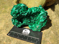 Natural Silky Malachite Specimens x 3 From Kasompe, Congo