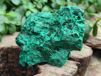 Natural Silky Malachite Specimens x 3 From Kasompe, Congo