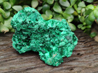 Natural Silky Malachite Specimens x 3 From Kasompe, Congo