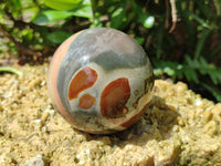 Polished Polychrome Jasper Spheres x 3 From Mahajanga, Madagascar