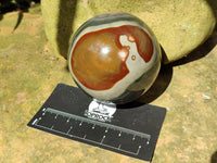 Polished Polychrome Jasper Spheres x 3 From Mahajanga, Madagascar