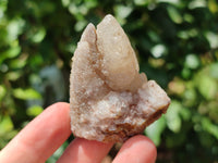 Natural Drusy Quartz Coated Calcite Pseudomorph Specimens x 12 From Alberts Mountain, Lesotho