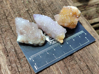 Natural Mixed Smokey Amethyst Spirit Quartz Clusters x 35 From Boekenhouthoek, South Africa