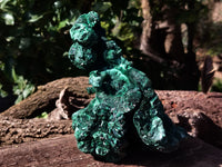 Natural Silky Malachite Specimen x 1 From Kasompe, Congo