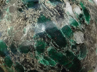 Polished Emerald Mica In Matrix Spheres x 2 From Mutoko, Zimbabwe