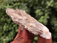 Natural Drusy Quartz Coated Calcite Pseudomorph Specimens x 12 From Lesotho