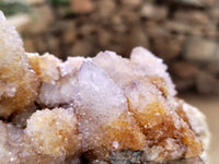 Natural Ametrine Spirit Quartz Clusters x 3 From Boekenhouthoek, South Africa