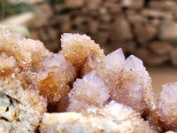 Natural Ametrine Spirit Quartz Clusters x 3 From Boekenhouthoek, South Africa