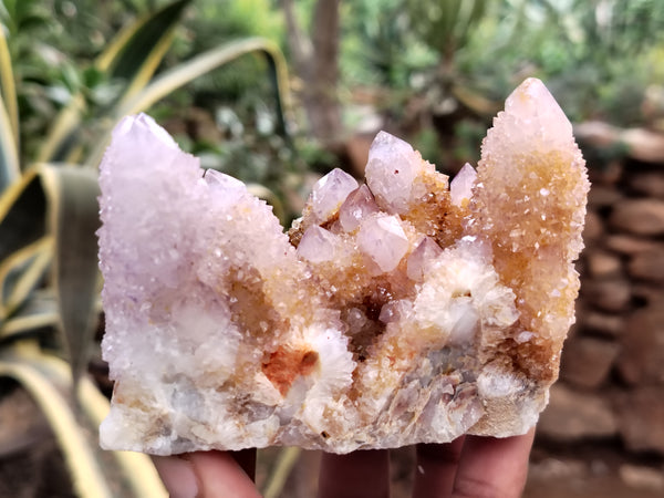 Natural Ametrine Spirit Quartz Clusters x 3 From Boekenhouthoek, South Africa