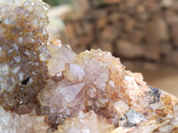 Natural Ametrine Spirit Quartz Clusters x 3 From Boekenhouthoek, South Africa