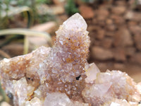 Natural Ametrine Spirit Quartz Clusters x 3 From Boekenhouthoek, South Africa