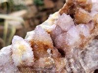 Natural Ametrine Spirit Quartz Clusters x 3 From Boekenhouthoek, South Africa