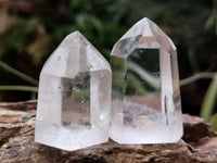 Polished Clear Quartz Crystals x 20 From Madagascar