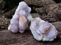 Natural Amethyst Spirit Quartz Clusters x 12 From Boekenhouthoek, South Africa