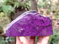 Polished On One Side Purpurite Specimens x 6 From Namibia