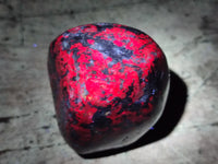 Polished Ruby Corundum In Chrome Verdite Standing Free Forms x 3 From Zimbabwe