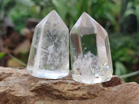 Polished Clear Quartz Crystals x 20 From Madagascar