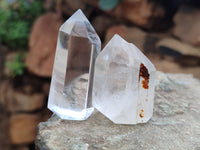 Polished Clear Quartz Crystals x 20 From Madagascar