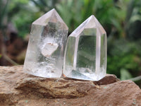 Polished Clear Quartz Crystals x 20 From Madagascar