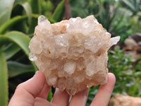 Natural Limonite Quartz Clusters x 3 From Solwezi, Zambia