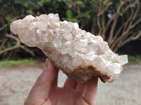 Natural Limonite Quartz Clusters x 3 From Solwezi, Zambia