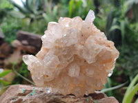 Natural Limonite Quartz Clusters x 3 From Solwezi, Zambia