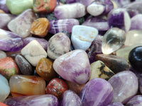 Polished Assortment of Tumbled Stones - Sold Per 3.72kg Bag - From Southern Africa