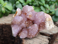 Natural Ametrine Spirit Quartz Clusters x 12 From Boekenhouthoek, South Africa