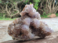 Natural Ametrine Spirit Quartz Clusters x 2 From Boekenhouthoek, South Africa