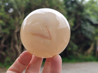 Polished Banded Agate Spheres x 3 From Madagascar