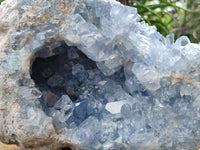 Natural Celestite Geode Specimens x 1 From Sakoany, Madagascar