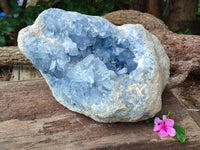 Natural Celestite Geode Specimens x 1 From Sakoany, Madagascar