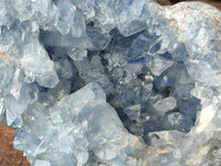 Natural Celestite Geode Specimens x 1 From Sakoany, Madagascar