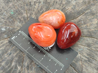 Polished Carnelian Eggs x 20 From Madagascar