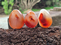 Polished Carnelian Eggs x 20 From Madagascar