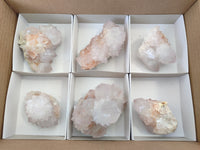 Natural Amethyst Spirit Quartz Clusters x 6 From Boekenhouthoek, South Africa