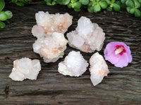 Natural Amethyst Spirit Quartz Clusters x 6 From Boekenhouthoek, South Africa