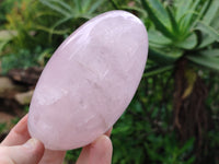 Polished Rose Quartz Standing Free Forms x 4 From Ambatondrazaka, Madagascar