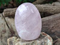 Polished Rose Quartz Standing Free Forms x 4 From Ambatondrazaka, Madagascar