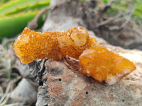 Natural Golden Solar Spirit Quartz Clusters x 35 From Boekenhouthoek, South Africa